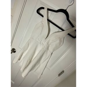 Lulus women’s small white mini dress sleeveless small